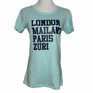 Damen T-Shirt Round Neck Caribbean Blue LMP ZÜRI BeFa